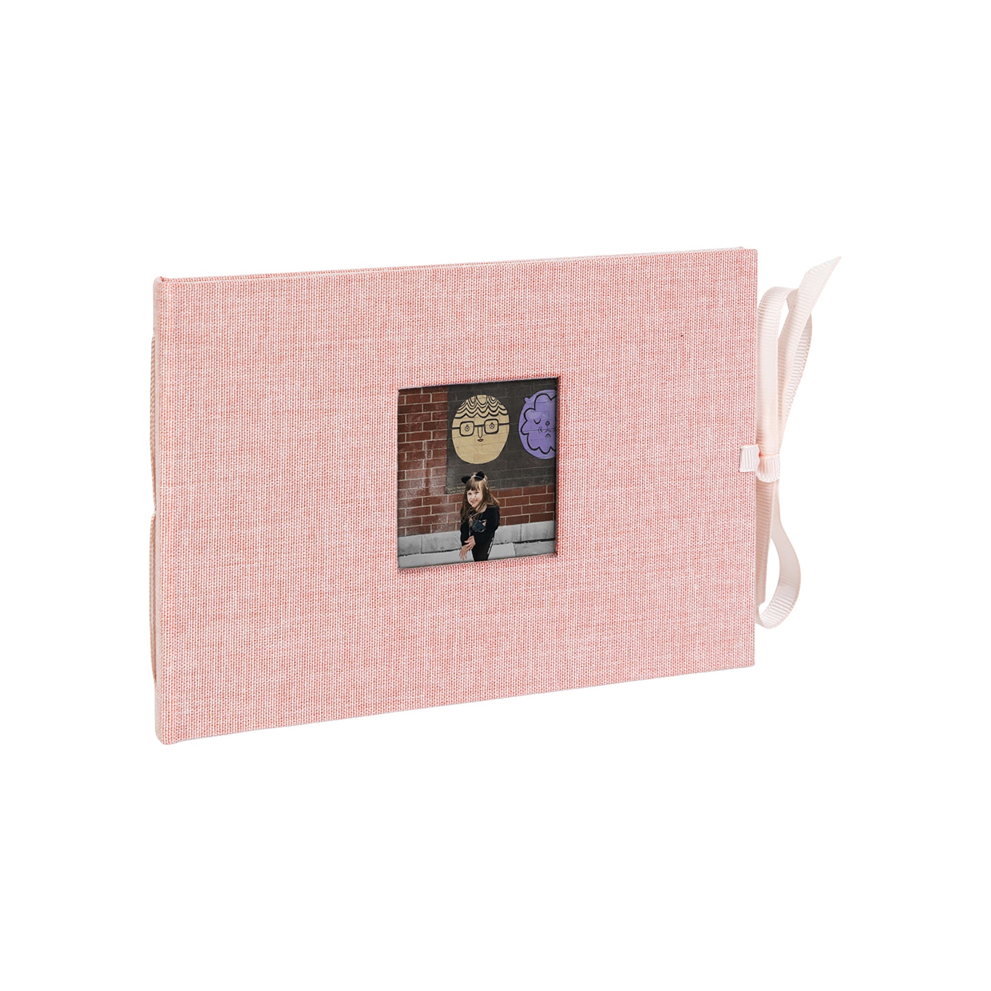 noci photo album in chambray coral