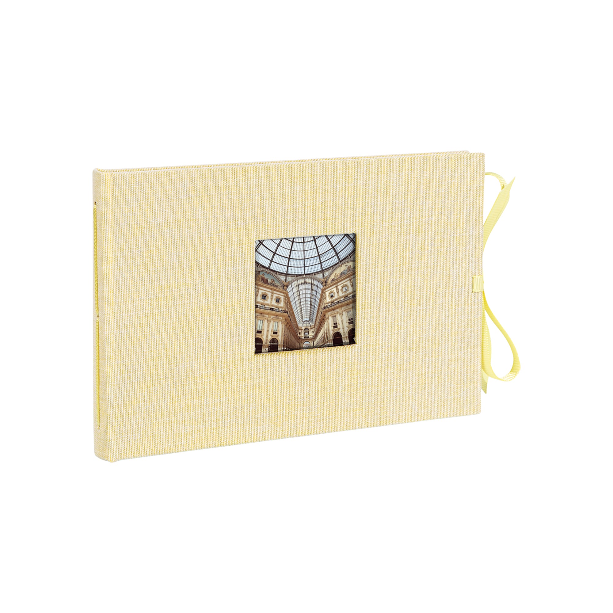 noci photo album in chambray yellow