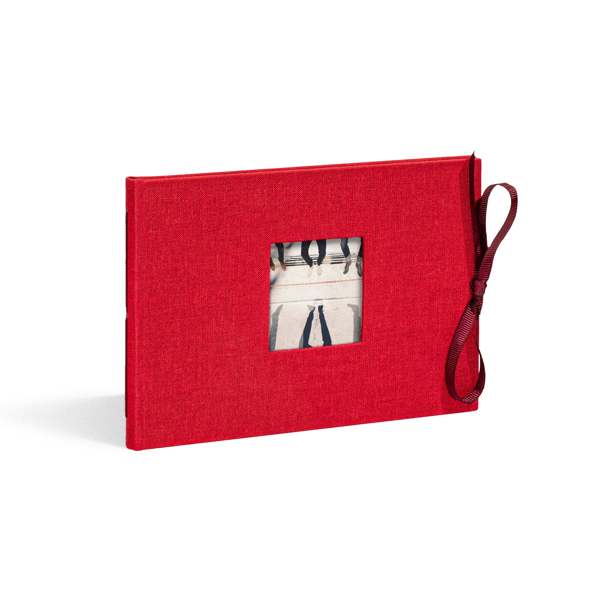 noci photo album in red