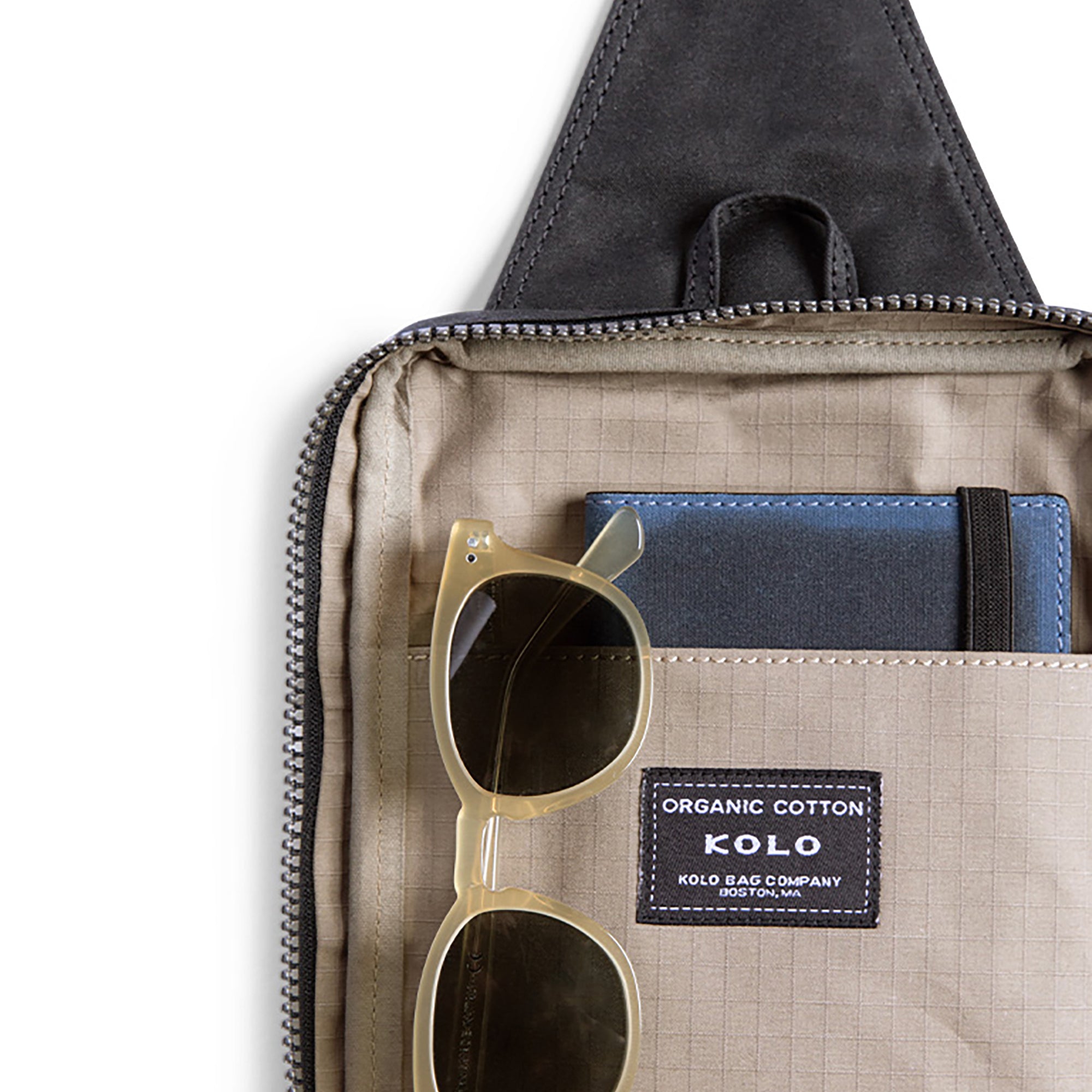 black colby sling bag