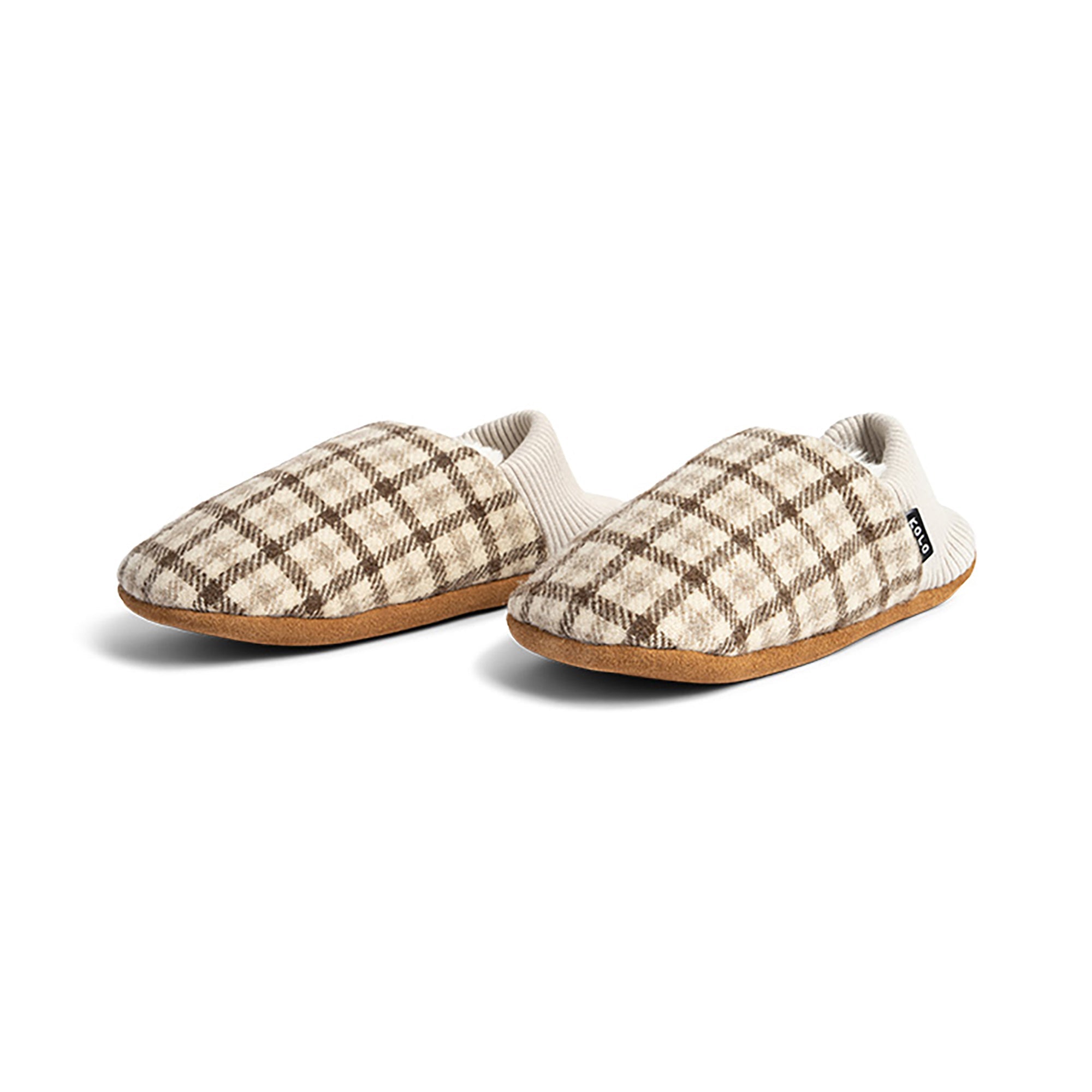 Hawick Tweed House Shoes - Fur-Lined