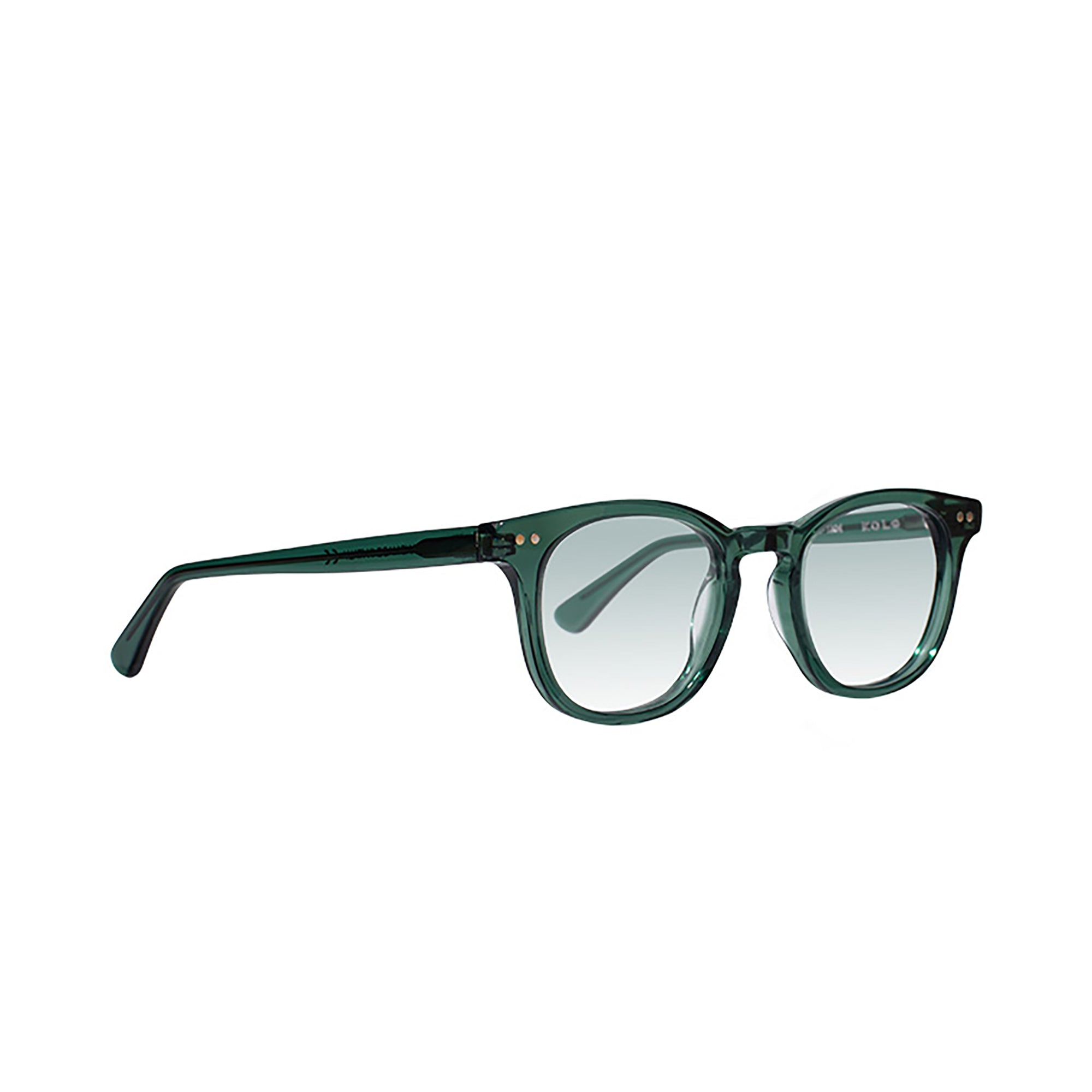 chester sunglasses green monochrome