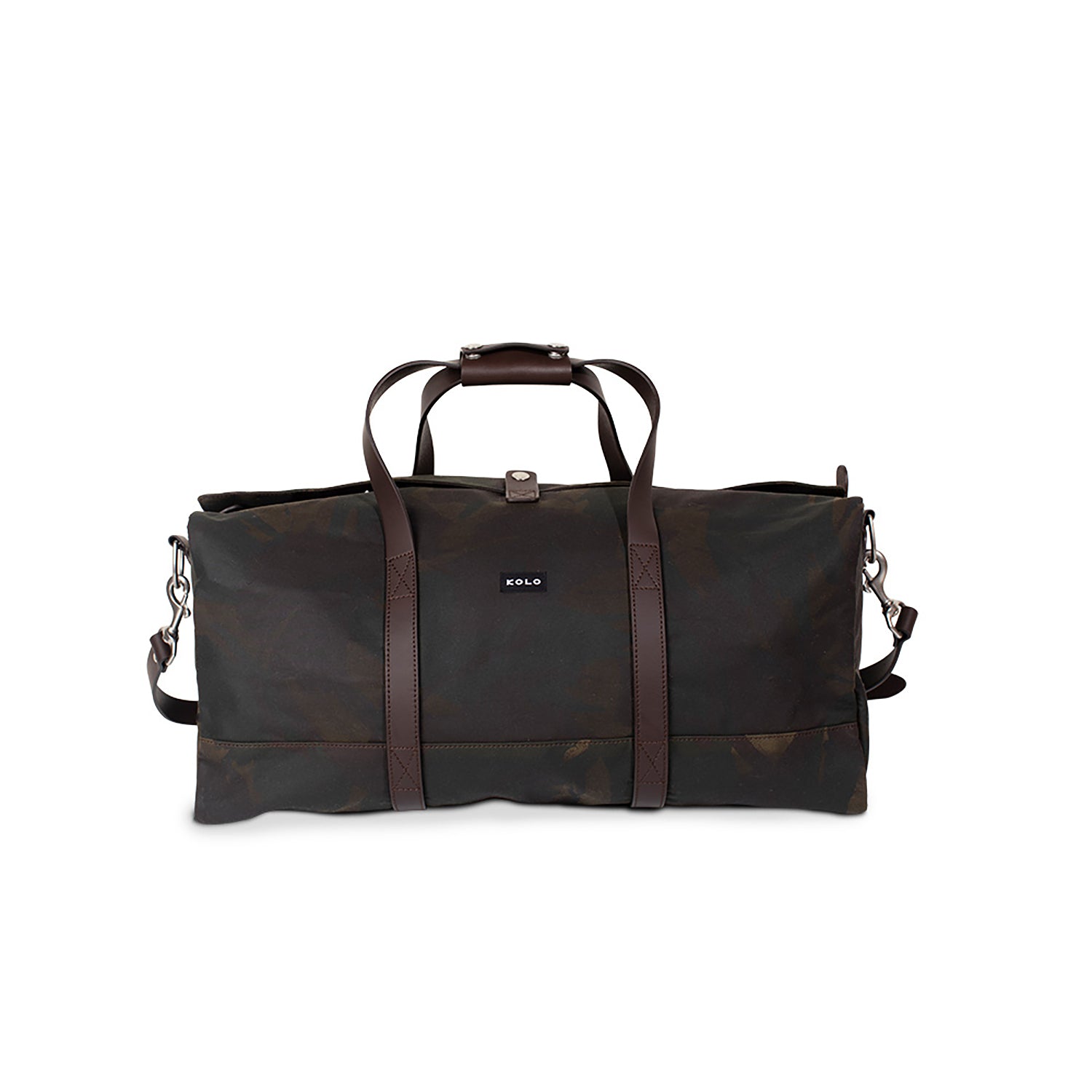 eton weekender duffle in camo