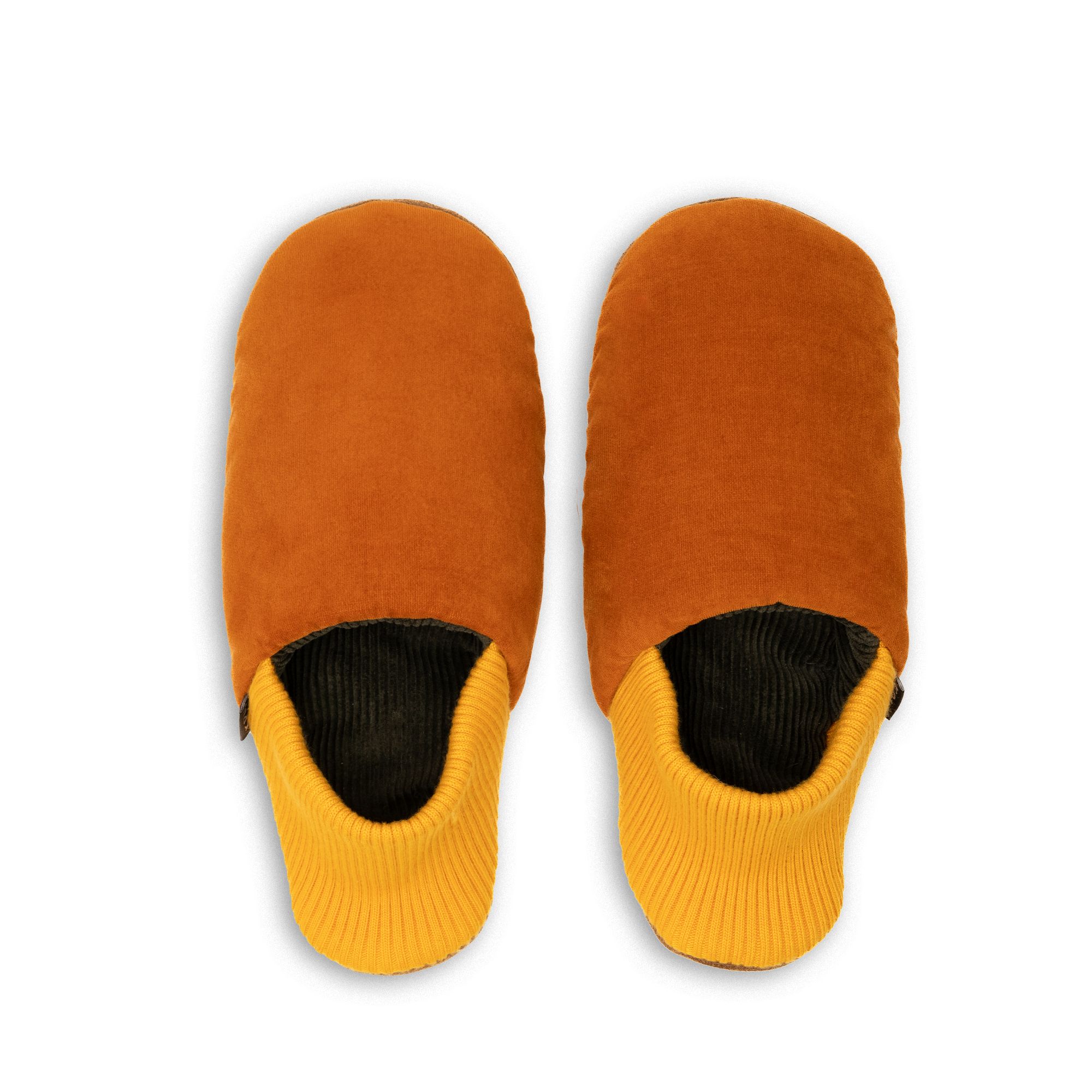 Vannes Velvet House Shoes - Corduroy-Lined