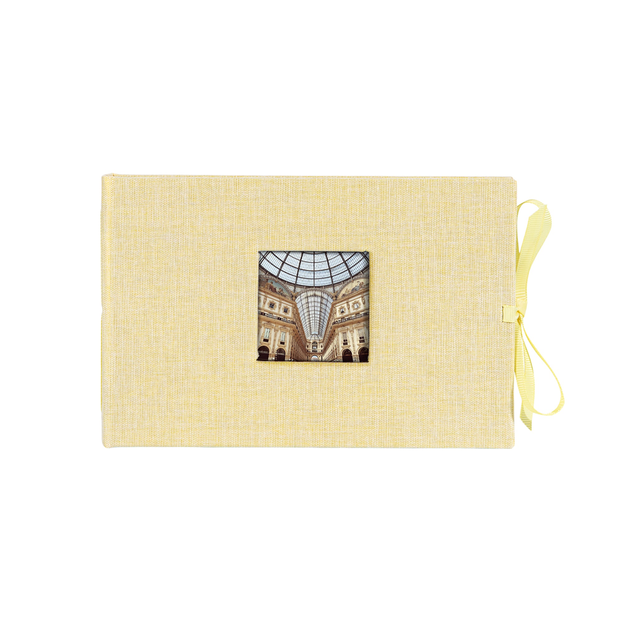 noci photo album in chambray yellow