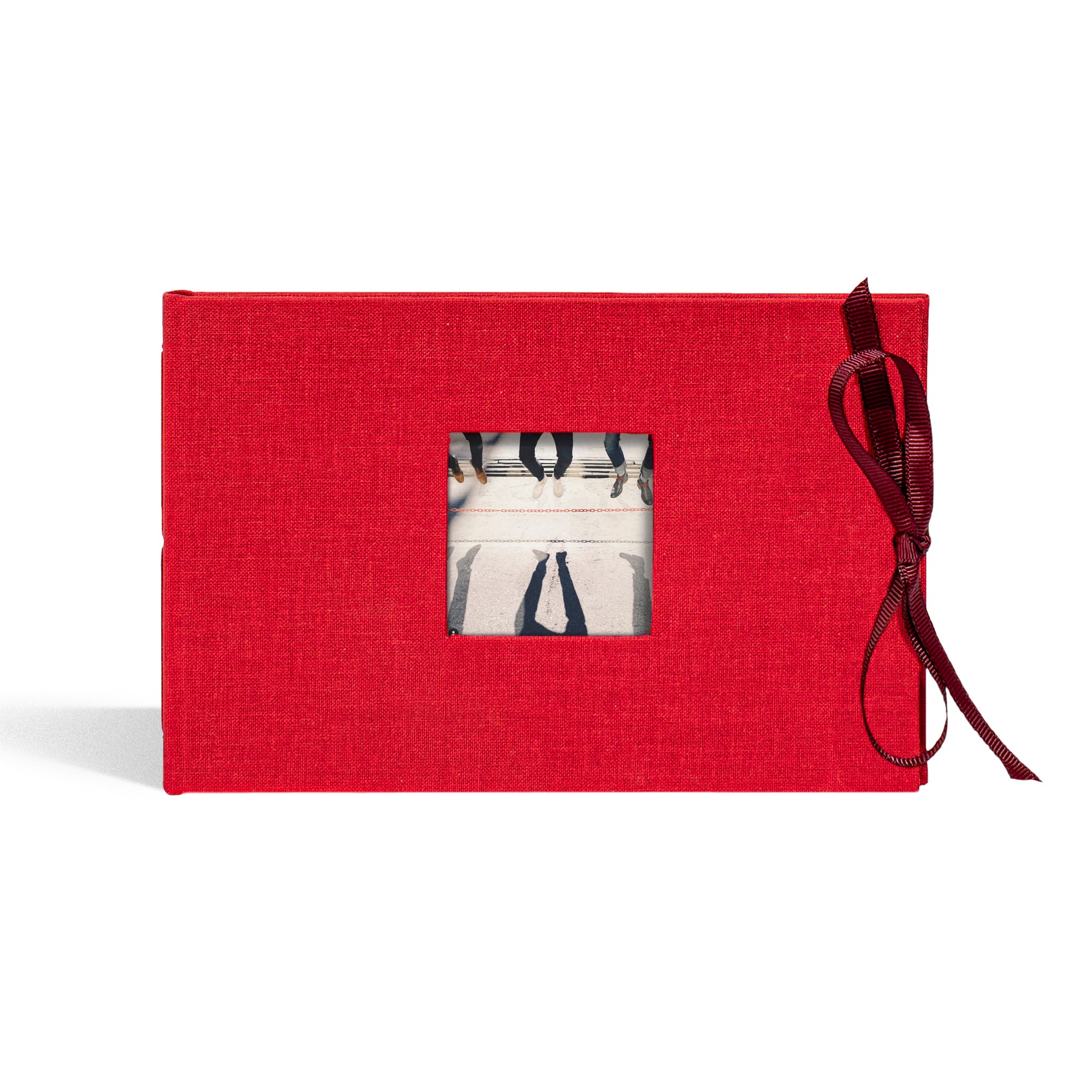 noci photo album in red