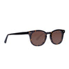 chester sunglasses dark brown tortoise brown lens