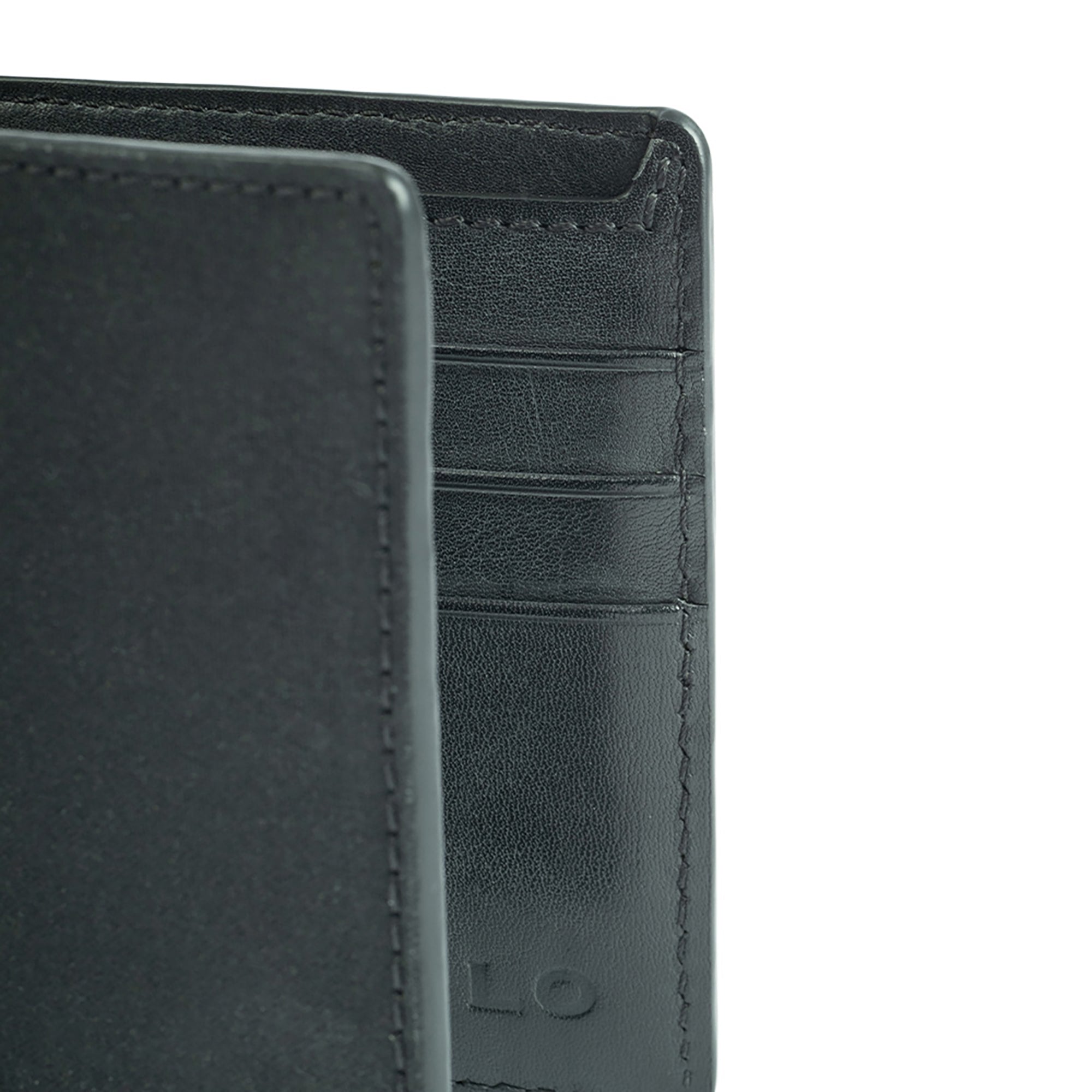 black camden bi-fold wallet 