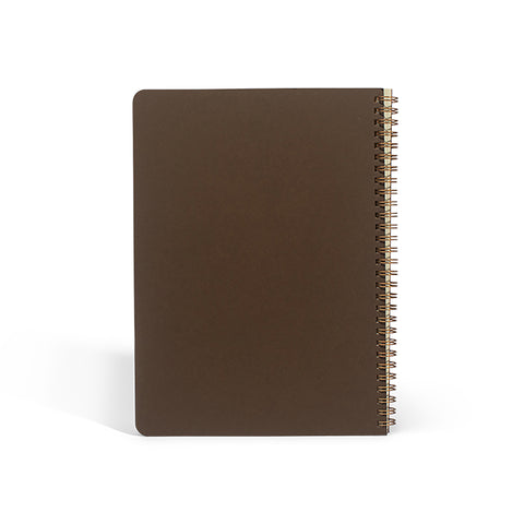 brown drawing notebook